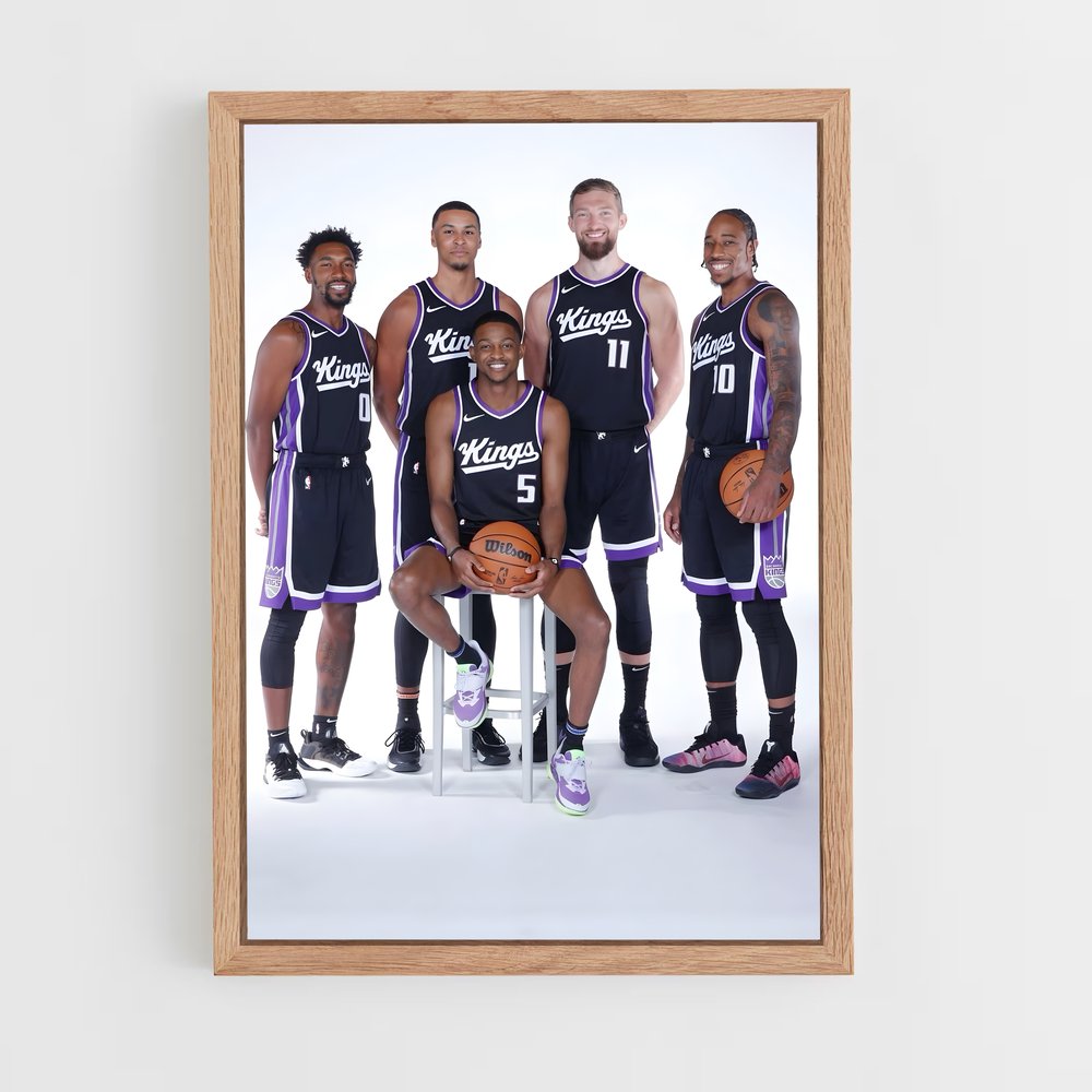 Poster Sacramento Dream Team – affiche Basketball (vue 4)